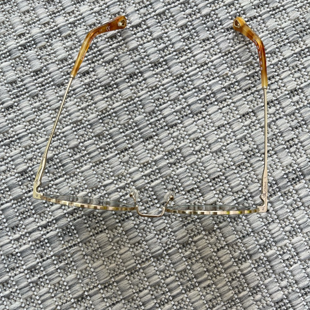 CHLOE Havana Rose Rectangle Sunglasses - Picture 4 of 5